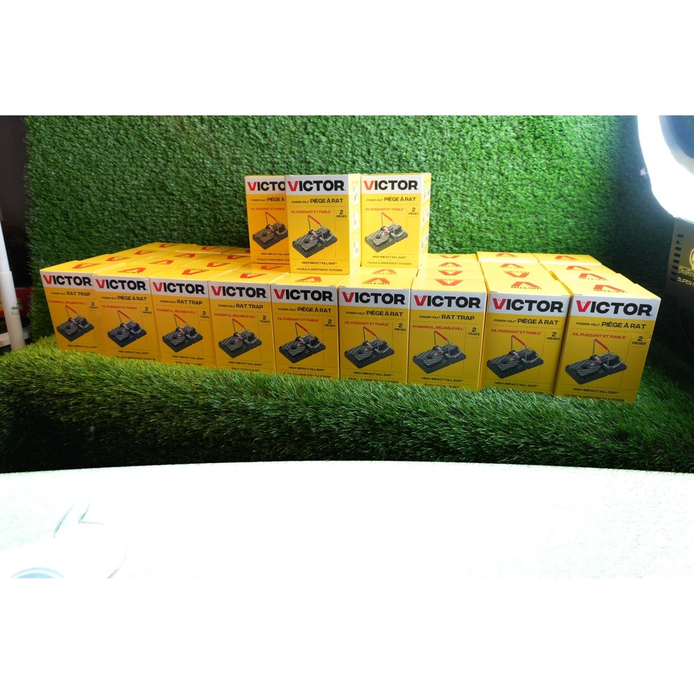 Victor Power-Kill Rat Trap 2 Pack Lot 43 Total‎ Traps M144 High (86 Traps)